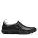 Clarks Comfort Slip On Shoes - Black leather - 725314D NALLE LILAC