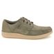 Clarks Comfort Shoes - Olive Green - 540657G OAKLAND WALK