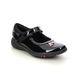 Clarks Girls School Shoes - Black patent - 722416F RELDA SEA K MARY JANE