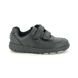 Clarks School Shoes - Black leather - 470456F REX PACE T