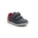 Clarks First Shoes - Navy Leather - 614408H REX PLAY QUEST