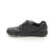 Clarks School Shoes - Black leather - 626988H REX STRIDE K