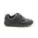 Clarks Boys Casual Shoes - Black leather - 614397G REX STRIDE T