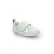 Clarks First Shoes - White Leather - 565817G ROAMER AEON T
