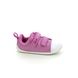 Clarks First Shoes - Pink - 659287G ROAMER CRAFT TOE CAP