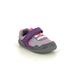 Clarks Girls First And Baby Shoes - Purple multi - 751356F ROAMER SPORT T