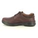 Clarks Comfort Shoes - Brown leather - 613748H ROCKIE 2 LO GTX