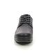 Clarks Comfort Shoes - Black leather - 734648H ROCKIE WALK GTX