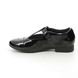 Clarks Girls School Shoes - Black patent - 611166F SCALA SPIRIT K