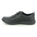 Clarks Boys Shoes - Black leather - 494096F SCAPE FLARE Y