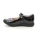 Clarks Girls School Shoes - Black patent - 617517G SCOOTER DAISY K
