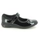 Clarks Girls School Shoes - Black patent - 555436F SEA SHIMMER K