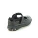 Clarks Girls School Shoes - Black patent - 555436F SEA SHIMMER K