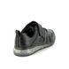 Clarks Girls School Shoes - Black leather - 686636F SPARK GLOW O