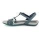 Clarks Comfortable Sandals - Navy - 2389/44D TEALITE GRACE
