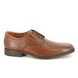 Clarks Formal Shoes - Dark Tan - 300957G TILDEN WALK