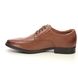 Clarks Formal Shoes - Dark Tan - 300958H TILDEN WALK