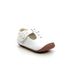 Clarks Girls First And Baby Shoes - White patent - 715876F TINY BEAT T
