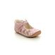 Clarks Girls First And Baby Shoes - Pink Leather - 614216F TINY DEER T