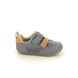 Clarks Boys First Shoes - Grey leather - 753486F TINY FAWN T 2V