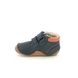 Clarks Boys First Shoes - Navy leather - 695787G TINY PLAY T