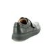 Clarks Comfort Shoes - Black leather - 3698/68H UN ABODE STRAP
