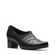 Clarks Heeled Shoes - Black leather - 469815E UN DAMSON ADELE