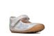 Clarks First Shoes - Silver - 489446F TINY MIST T