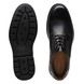 Clarks Comfort Shoes - Black leather - 746528H UN SHIRE LOW