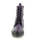 Creator Biker Boots - Purple Leather - IB20194/95 BABOLACE