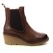 Creator Wedge Boots - Tan Leather  - IB22579/11 BLU YOSS