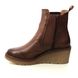 Creator Wedge Boots - Tan Leather  - IB22579/11 BLU YOSS