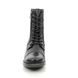 Creator Biker Boots - Black leather - IB20216/30 CRAVE  LACE ZIP