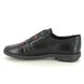 Creator Comfort Slip On Shoes - Black leather - IB22112/31 PALMEIRA BUTTON