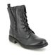 Creator Lace Up Boots - Black leather - IB18268/31 PEERLEA ANOUK