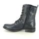 Creator Lace Up Boots - Navy leather - IB18268/71 PEERLEA ANOUK