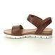 Creator Flat Sandals - Tan Leather - IB18657/11 RAYNOR VEL
