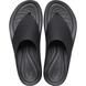 Crocs Toe Post Sandals - Black - 208727/001 Brooklyn Flip