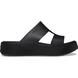 Crocs Slide Sandals - Black - 209409/001 Getaway Platform H-Strap