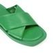 Dune London Slide Sandals - Green - 7951083000450 Licorice