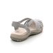 Earth Spirit Closed Toe Sandals - Light Grey Suede - 40751/ ALEXA