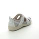 Earth Spirit Closed Toe Sandals - WHITE LEATHER - 30579/66 CLEVELAND 01