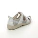 Earth Spirit Closed Toe Sandals - White Leather - 30579/66 CLEVELAND 01