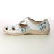 Earth Spirit Closed Toe Sandals - White - 40701/ CLEVELAND 01