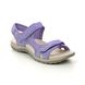 Earth Spirit Walking Sandals - Purple suede - 40715/ FRISCO
