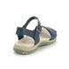 Earth Spirit Comfortable Sandals - Navy Leather - 40569/ MAINE
