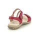 Earth Spirit Comfortable Sandals - Red leather - 40571/ MALIBU