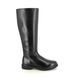 ECCO Knee-high Boots - Black leather - 222023/01001 AMSTERDAM METROPOLE TEX