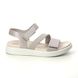 ECCO Comfortable Sandals - Rose leather - 273713/51487 FLOWT  VEL