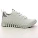 ECCO Trainers - White Leather - 218203/60718 GRUUV WOMENS